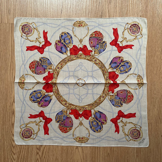 Vintage Celine Paris Handkerchief