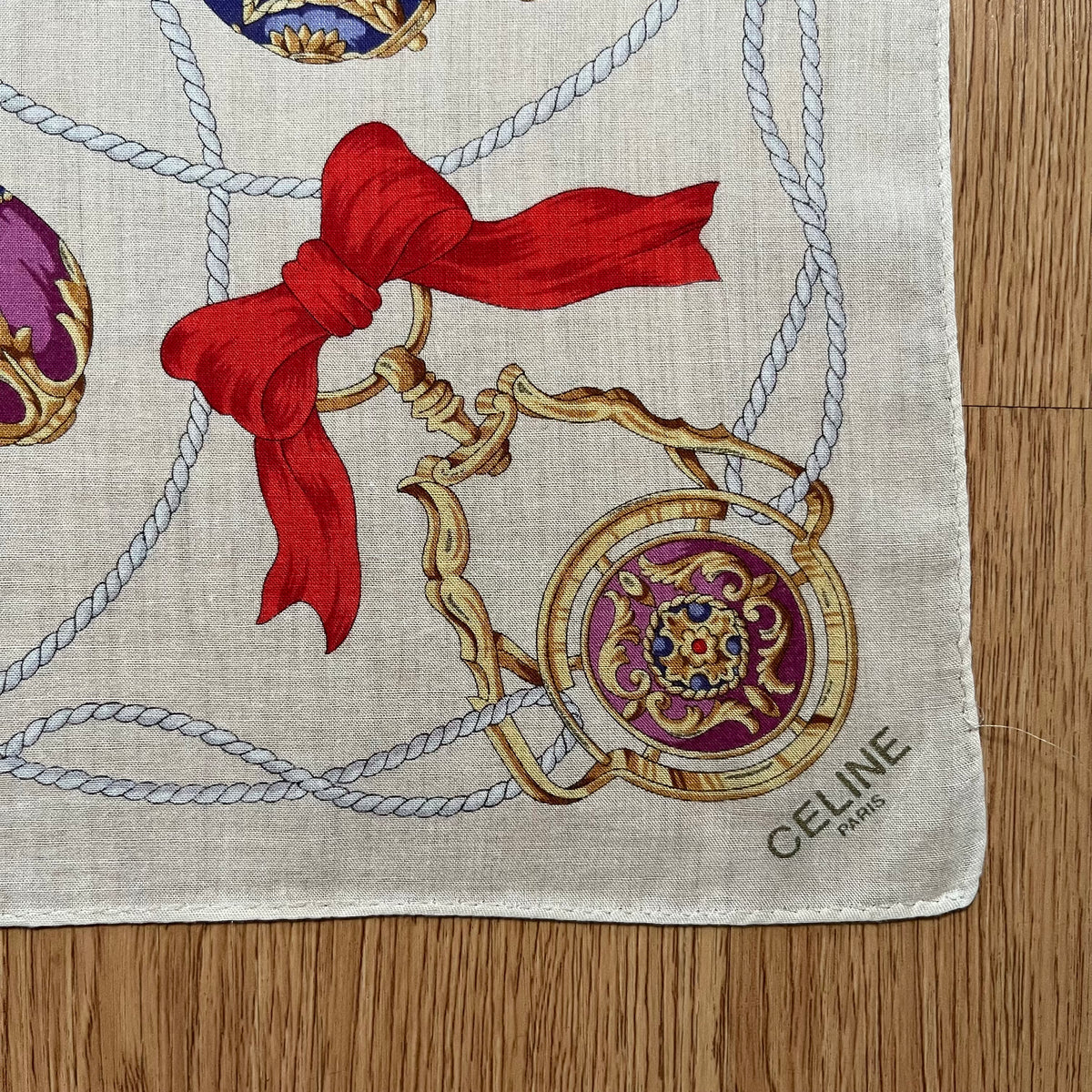 Vintage Celine Paris Handkerchief