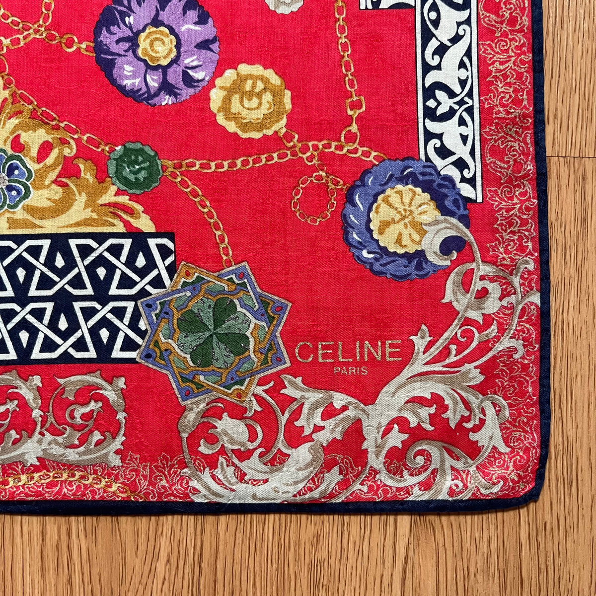 Vintage Celine Paris Handkerchief