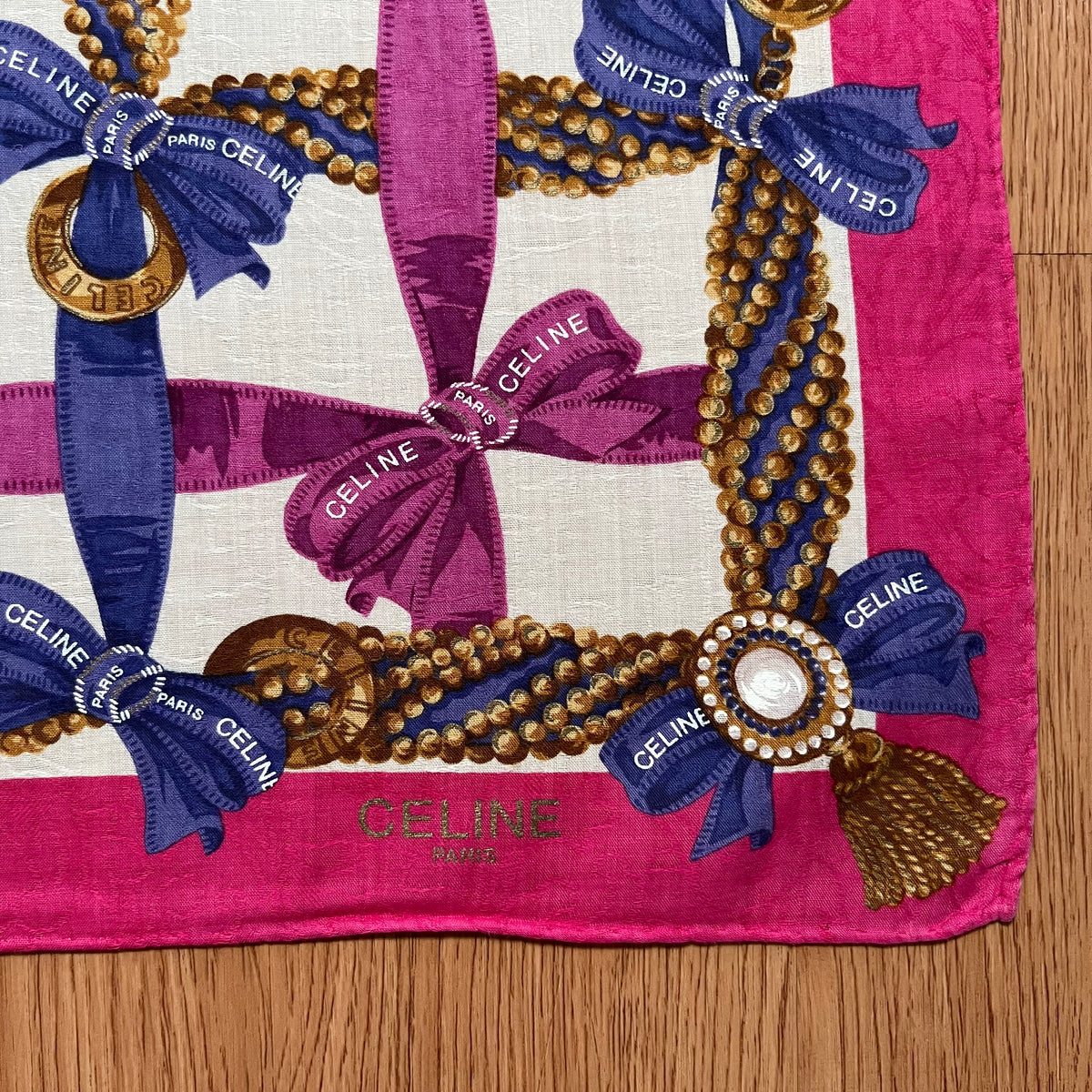 Vintage Celine Paris Handkerchief