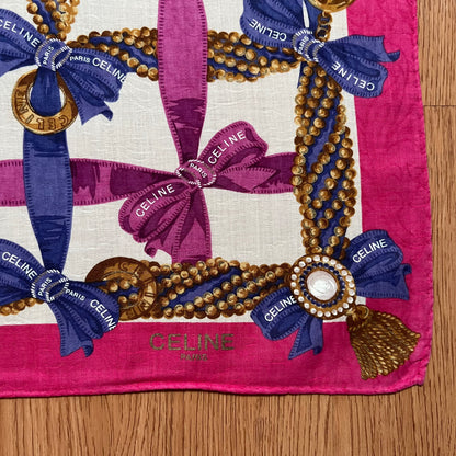 Vintage Celine Paris Handkerchief