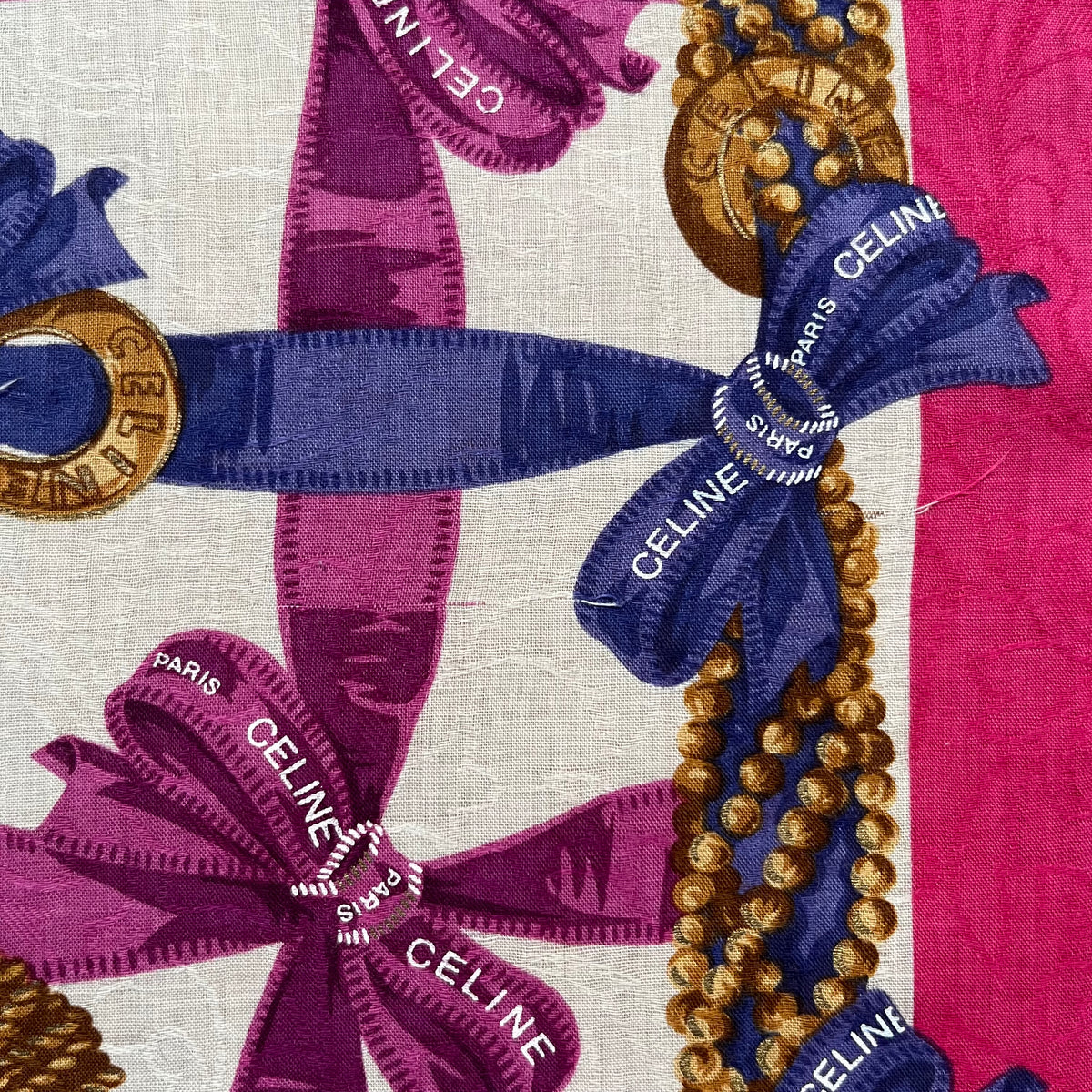 Vintage Celine Paris Handkerchief