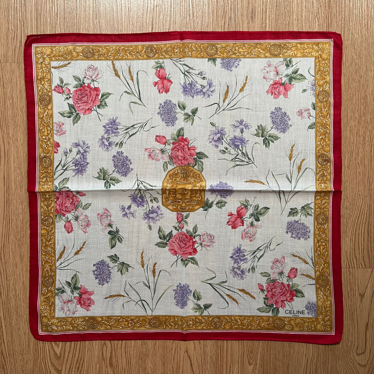 Vintage Celine Paris Handkerchief