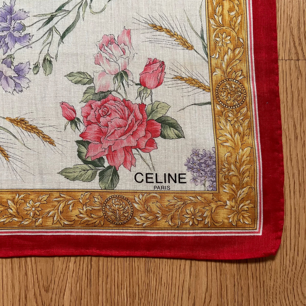 Vintage Celine Paris Handkerchief