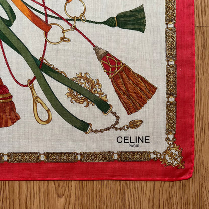 Vintage Celine Paris Handkerchief