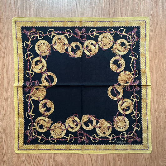 Vintage Celine Paris Handkerchief