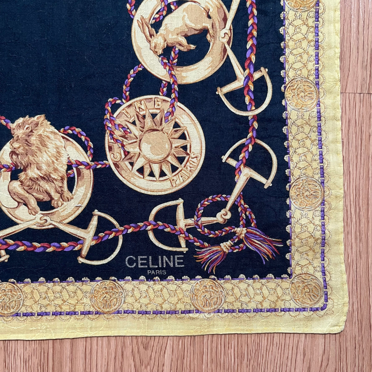 Vintage Celine Paris Handkerchief