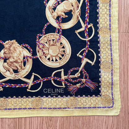 Vintage Celine Paris Handkerchief