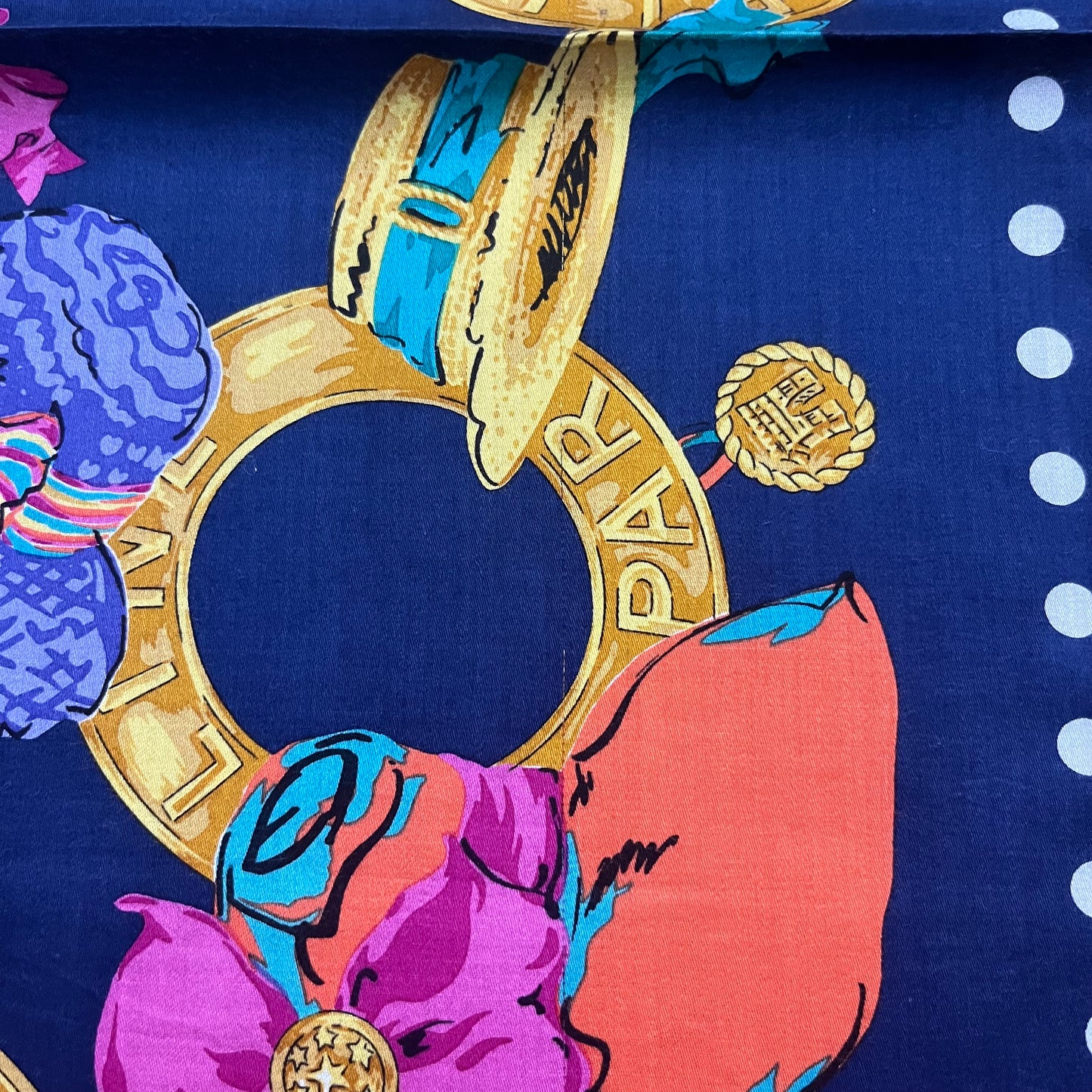 Vintage Celine Paris Handkerchief