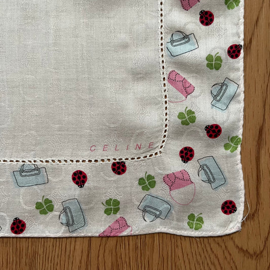 Vintage Celine Paris Handkerchief
