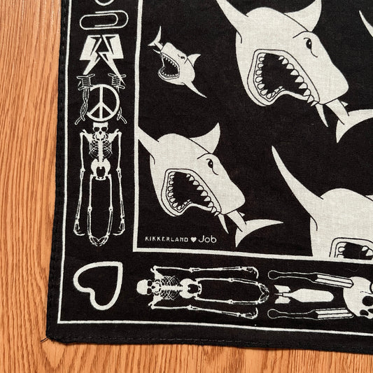Shark kikkerland bandana Handkerchief