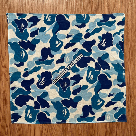 A Bathing Ape x Pepsi Blue Camo Handkerchief