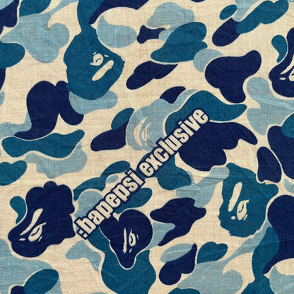 A Bathing Ape x Pepsi Blue Camo Handkerchief