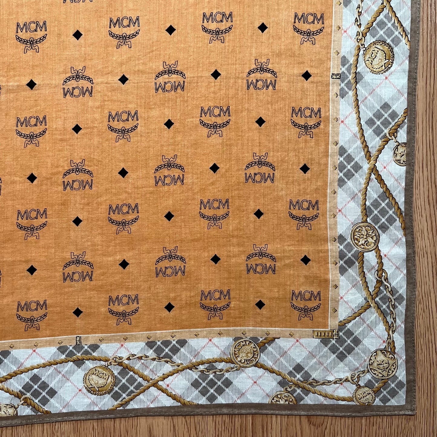 Vintage MCM Handkerchief
