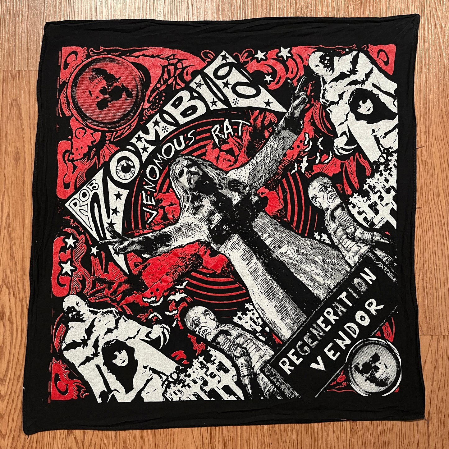ROB ZOMBIE bandana Venomous Rat Regeneration Vendor Handkerchief