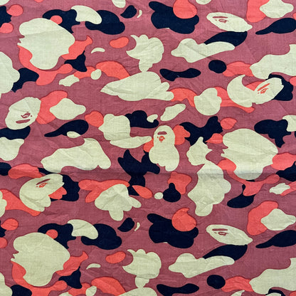 A Bathing Ape Orange Camo Handkerchief