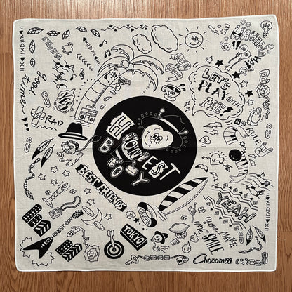 Honest Boy Chocomoo Handkerchief