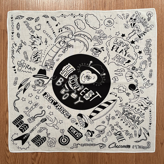 Honest Boy Chocomoo Handkerchief