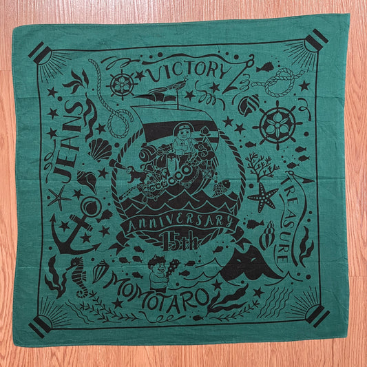 Momotaro Jeans Bandana 15th Anniversary Handkerchief