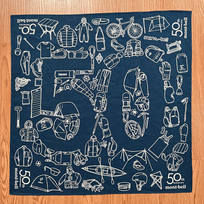 Montbell 50th Anniversary Bandana Handkerchief