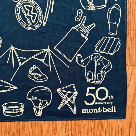 Montbell 50th Anniversary Bandana Handkerchief