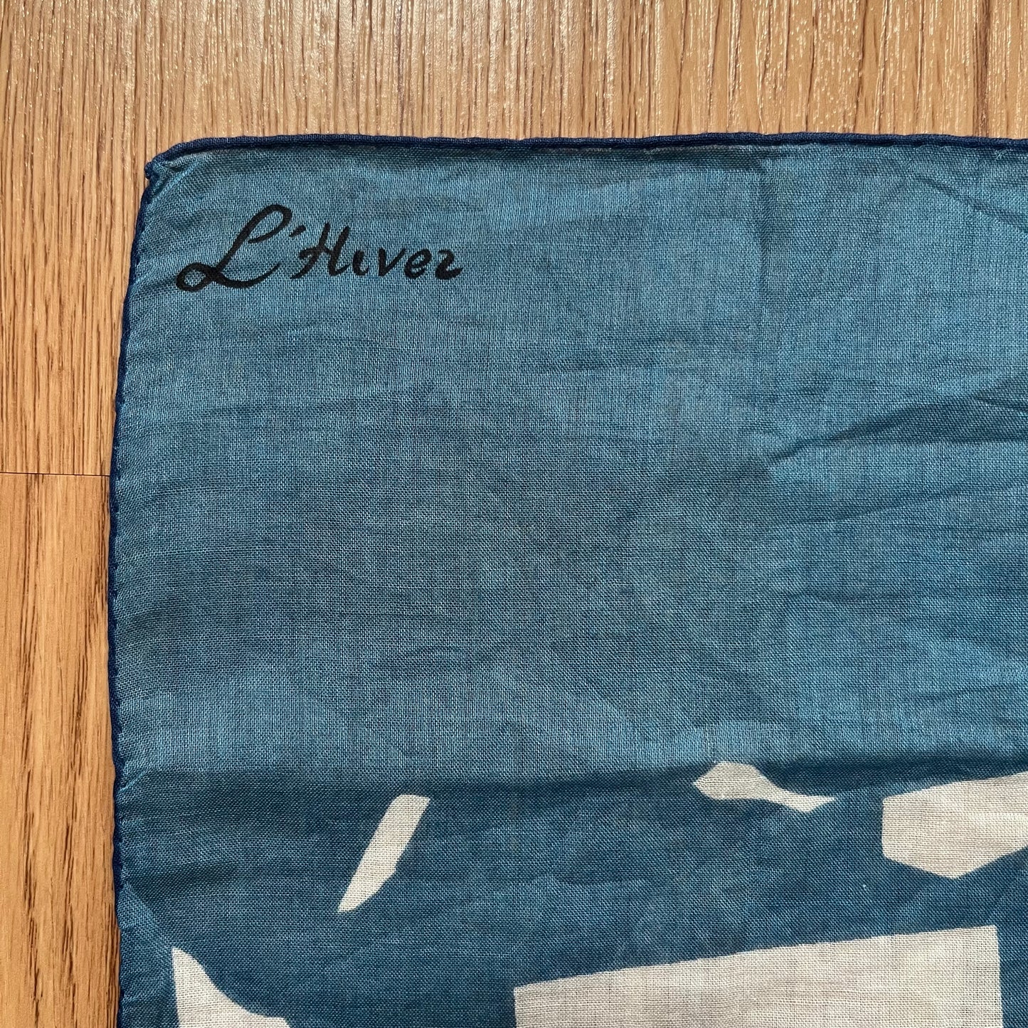 Vintage Yves Saint Laurent L'Hiver Handkerchief