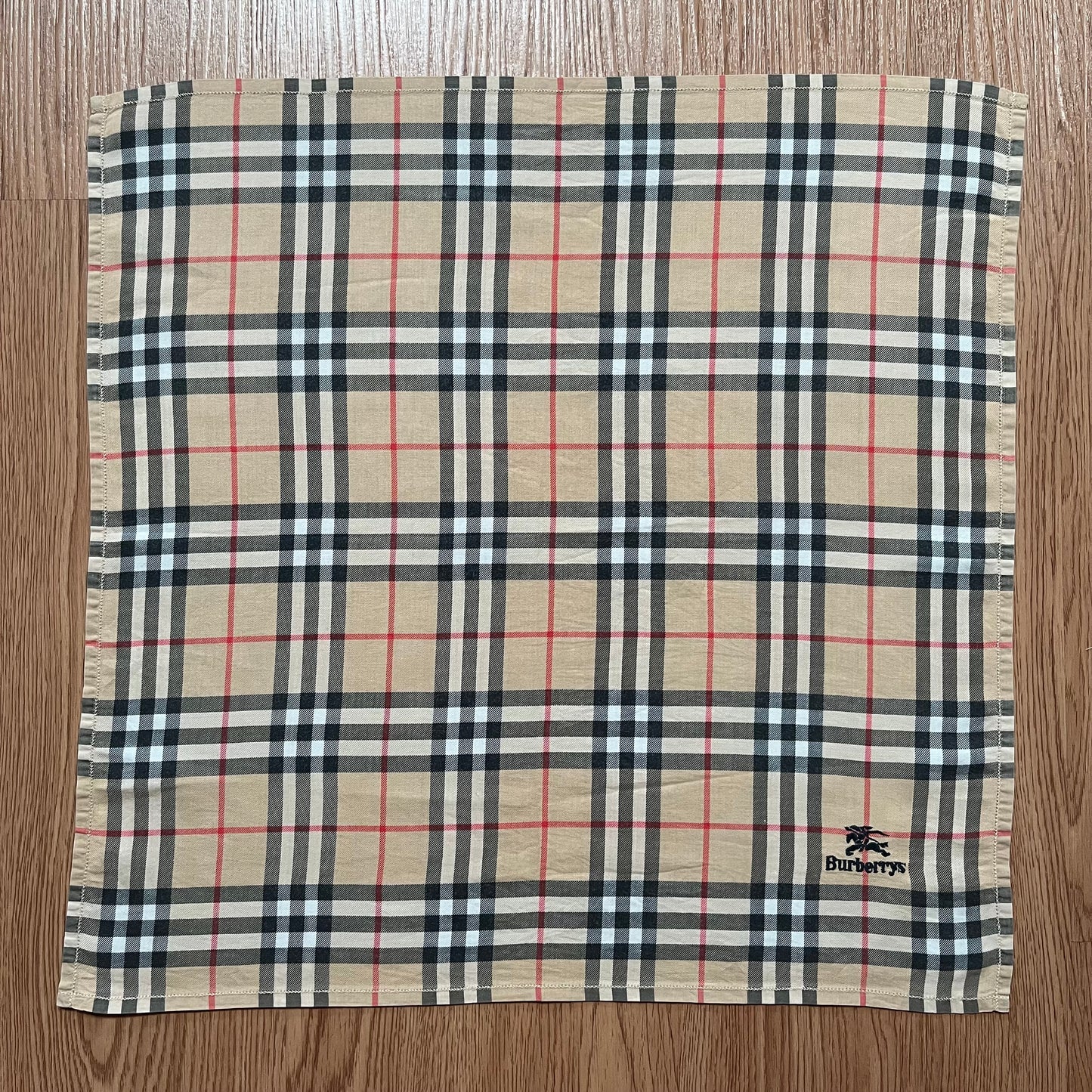 Vintage Burberry Check Handkerchief