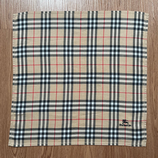 Vintage Burberry Check Handkerchief