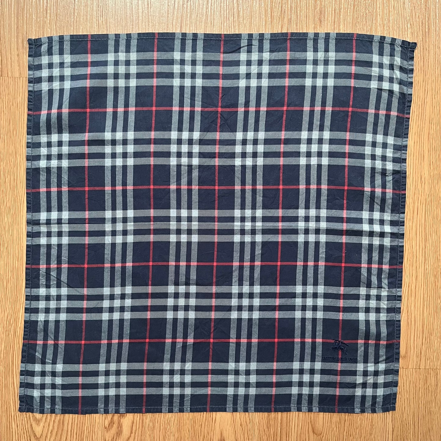 Vintage Burberry Check Handkerchief