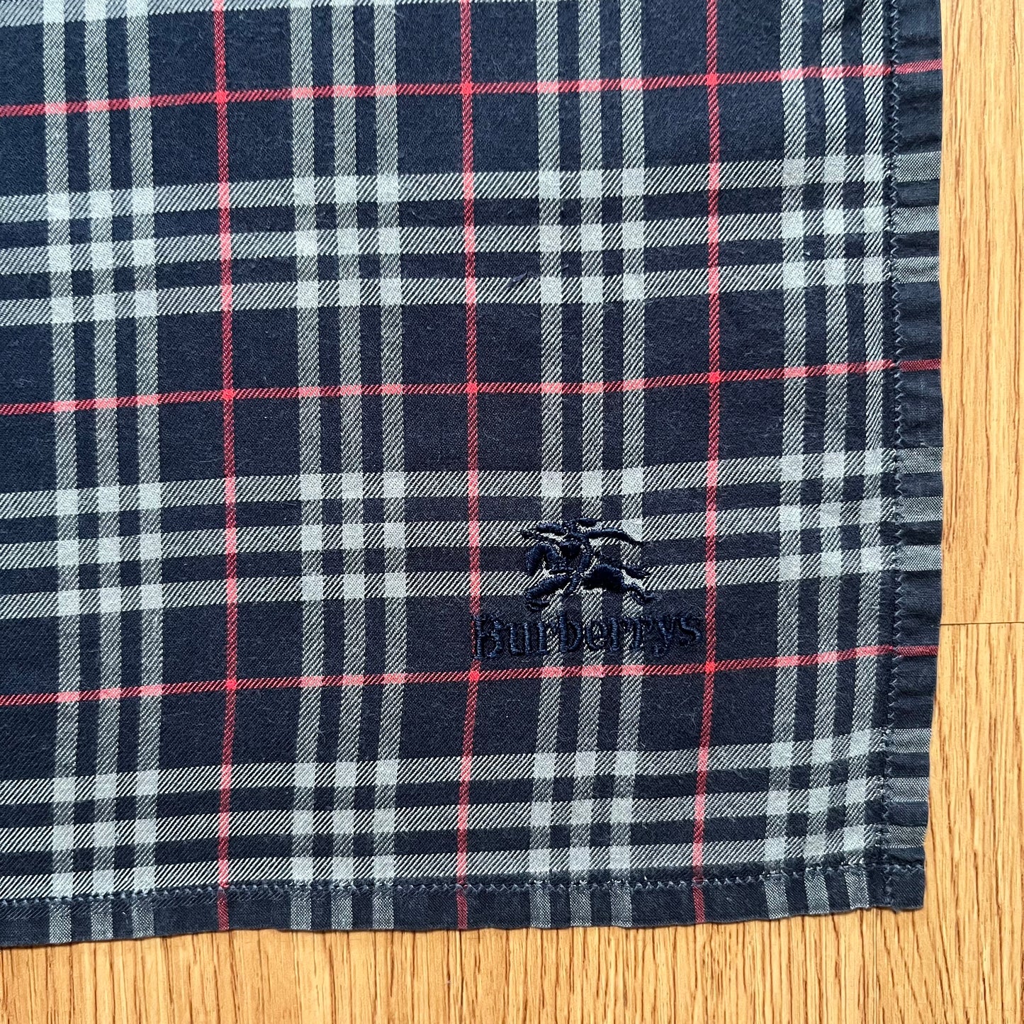 Vintage Burberry Check Handkerchief