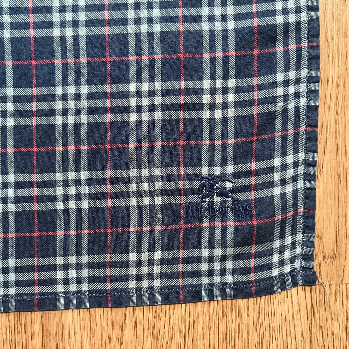 Vintage Burberry Check Handkerchief