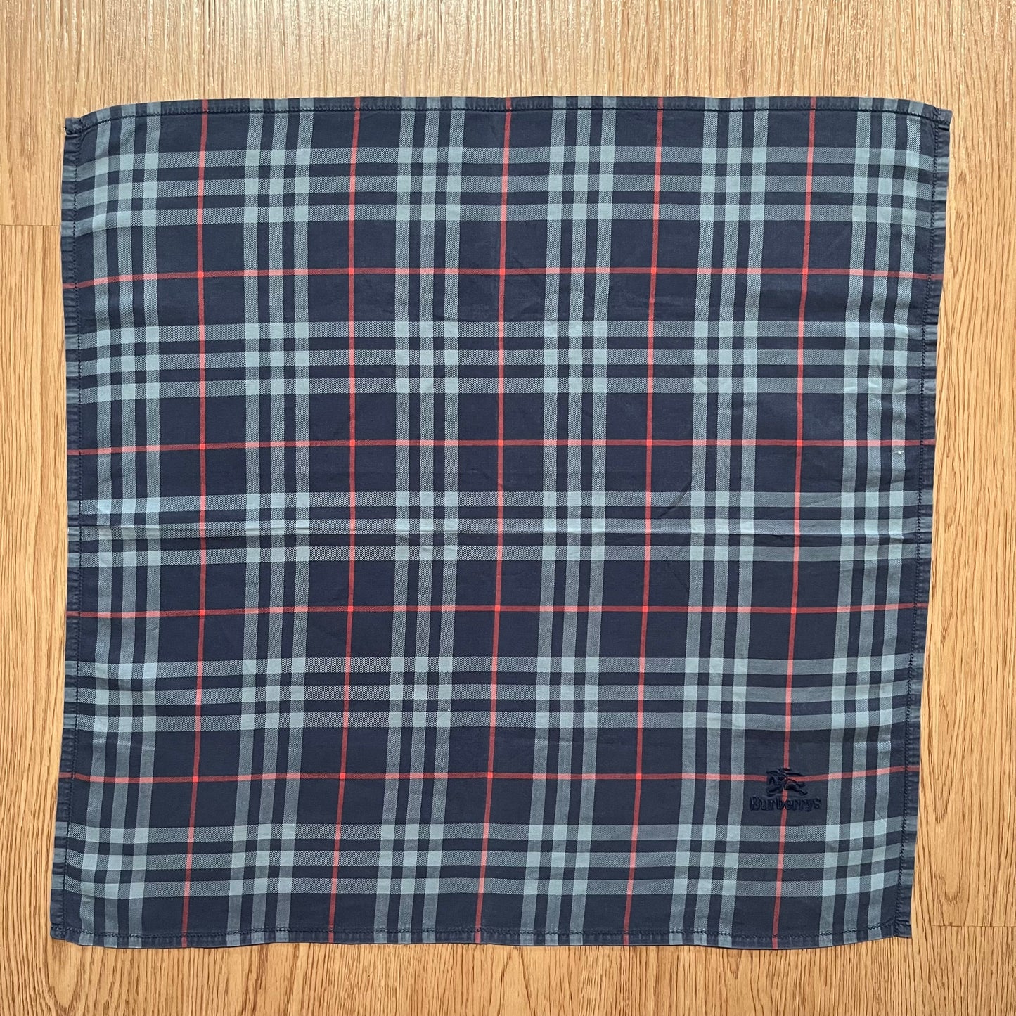 Vintage Burberry Check Handkerchief