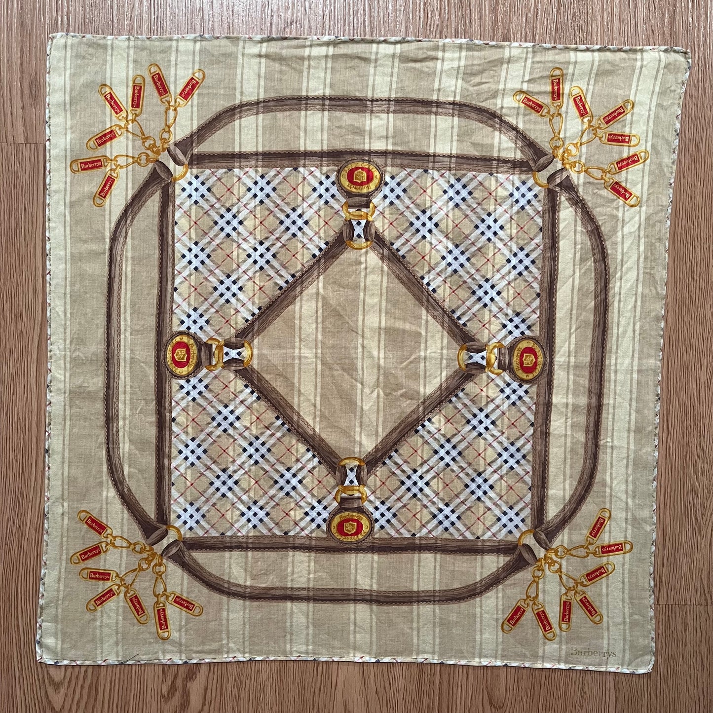 Vintage Burberry Handkerchief