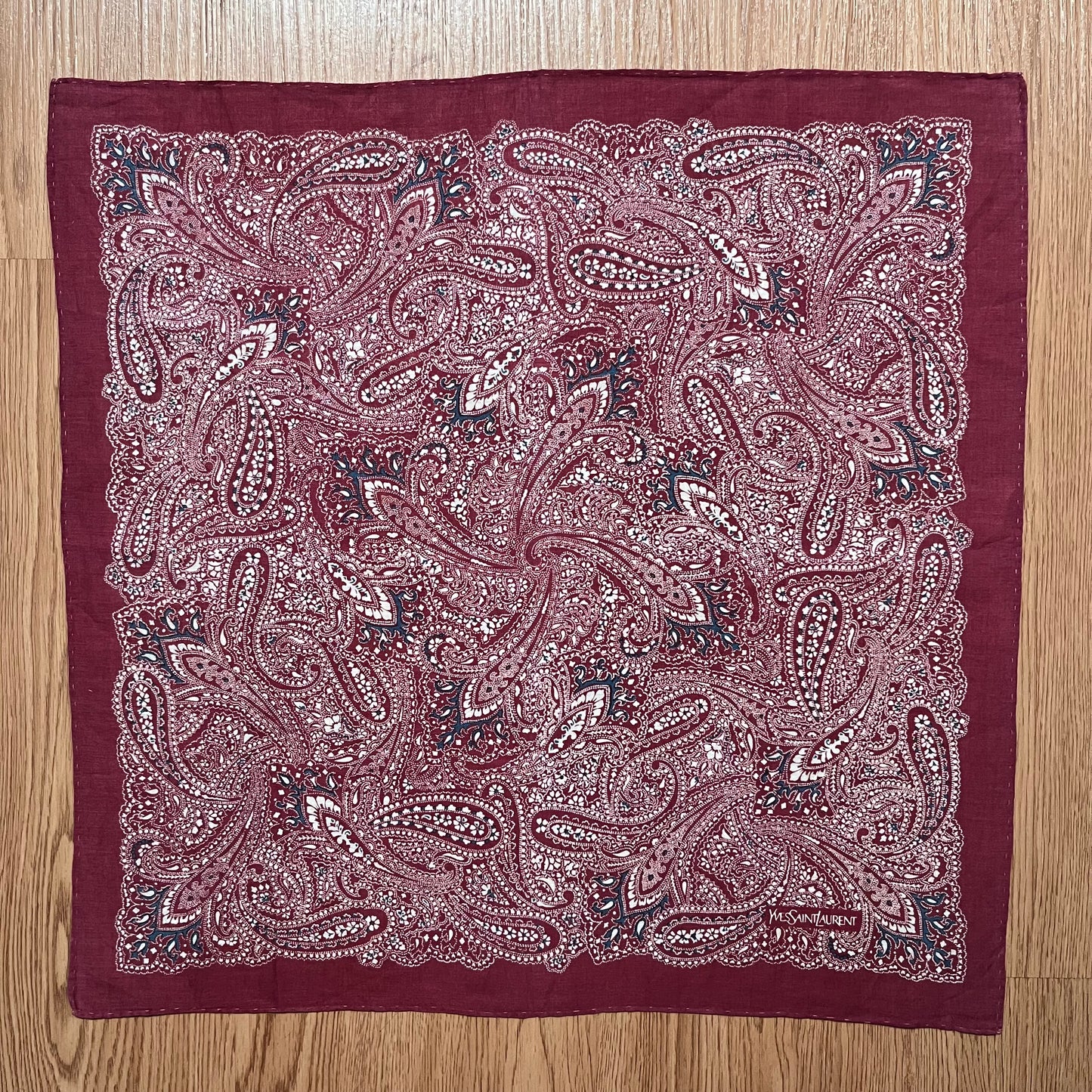 Vintage Yves Saint Laurent Handkerchief