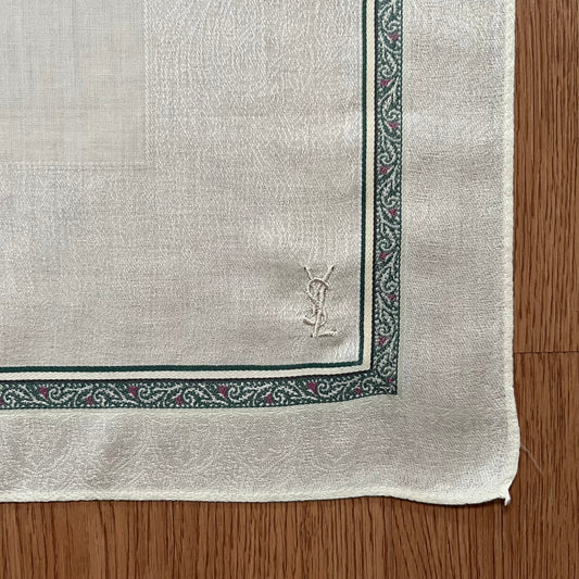 Vintage Yves Saint Laurent Handkerchief