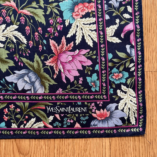 Vintage Yves Saint Laurent Handkerchief