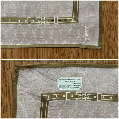 Vintage Yves Saint Laurent Handkerchief